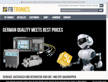 Tablet Screenshot of fb-tronics.com